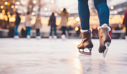 Ice Skating in Historic Corolla Park