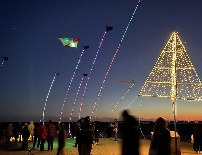 Kites with Lights