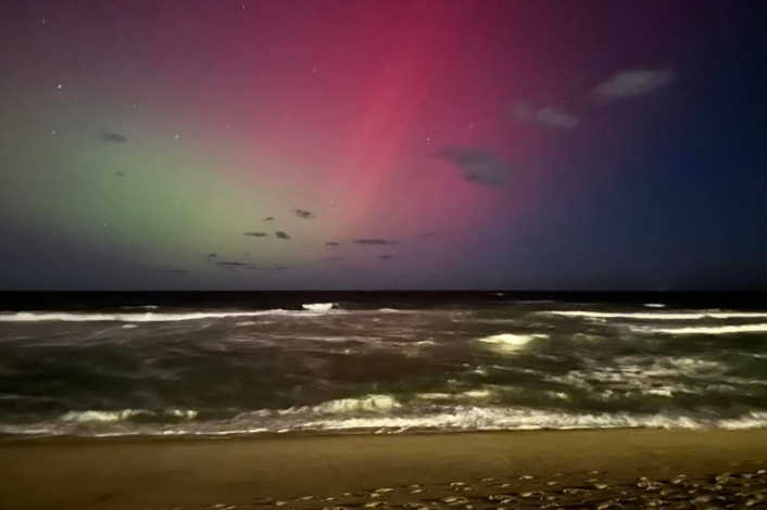 Northern lights seen on the Outer Banks