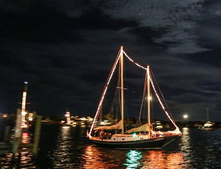 The Ocracoke Parade of Boats