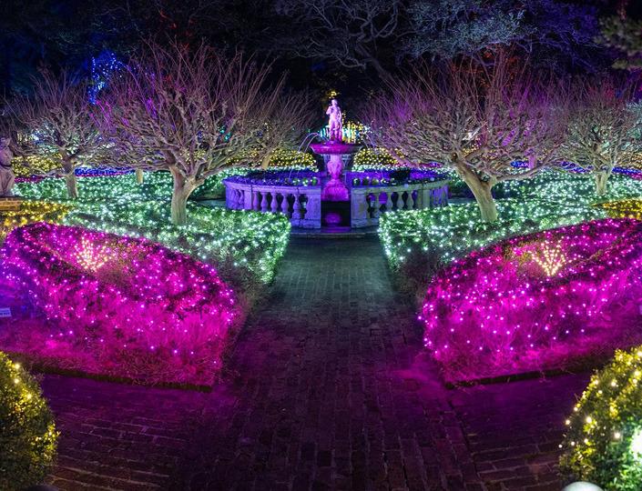 WinterLights at Elizabethan Gardens